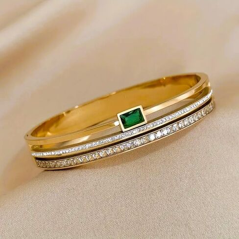 Versatile Luxe Bangle Bracelet – Perfect for Christmas, Weddings, Birthdays & Valentine’s Date, Traditional or Casual Wear in Kuwait