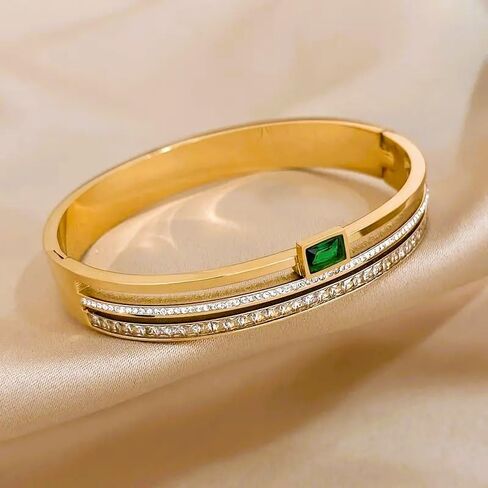 Versatile Luxe Bangle Bracelet – Perfect for Christmas, Weddings, Birthdays & Valentine’s Date, Traditional or Casual Wear in Kuwait