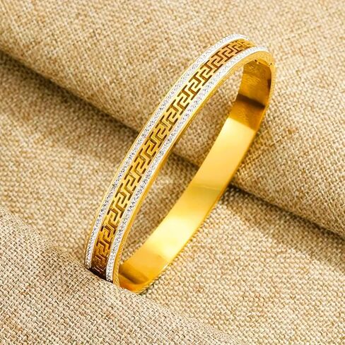 Versatile Luxe Bangle Bracelet – Perfect for Christmas, Weddings, Birthdays & Valentine’s Date, Traditional or Casual Wear in Kuwait