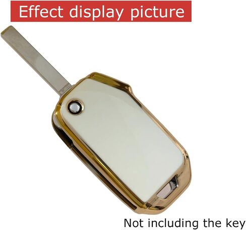 تغطية TPU Key Fob متوافقة مع 2019-2023 Kia Forte Soul Sorento Sportage Telluride Cerato K5 Sports GT NIRO (فقط مناسبة لـ Flip Key FOB) (أسود/أبيض) in Saudi Arabia