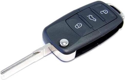HQRP Folding Flip Key FOB Shell Remote Case w/ 4 Buttons Compatible with Jetta Volkswagen VW 2000 2001 2002 00 01 02 in Saudi Arabia