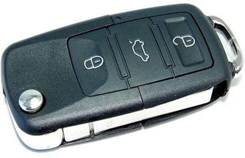 HQRP Folding Flip Key FOB Shell Remote Case w/ 4 Buttons Compatible with Jetta Volkswagen VW 2000 2001 2002 00 01 02 in Saudi Arabia