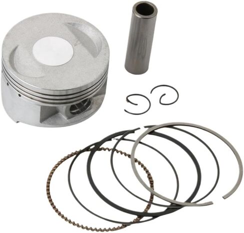 Piston Kit Compatible With 125cc 150cc 152QMI 157QMJ 4-Stroke Engines Sizes 52.4mm 57.4mm 58.5mm 61mm 63mm For Various Scooter Models(180cc 63mm) in Saudi Arabia