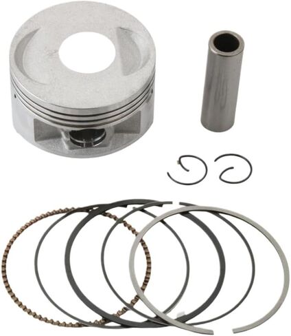 Piston Kit Compatible With 125cc 150cc 152QMI 157QMJ 4-Stroke Engines Sizes 52.4mm 57.4mm 58.5mm 61mm 63mm For Various Scooter Models(180cc 63mm) in Saudi Arabia