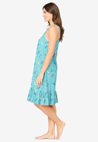 Dreams & Co. بالإضافة إلى الحجم أكمام Chemise Chemise Sleepshirt in Kuwait