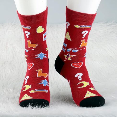 MBMSO 2 Pairs Bill C-ipher Socks When There's No Cops Around Anything's Legal Mystery Shack Gift G Fals Cartoon Inspired Gift in Saudi Arabia