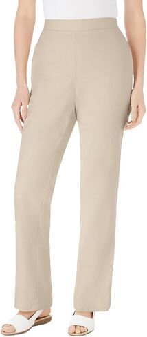 Woman Within Plus Size Straight Leg Linen Pant in Saudi Arabia