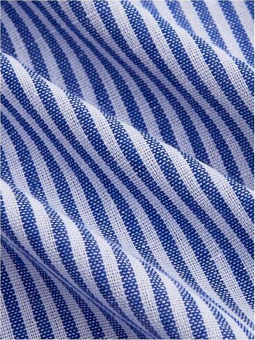 OYOANGLE Women's Striped Wide Leg Pants Drawstring Waist Straight Leg Trousers Lounge Pants in Saudi Arabia