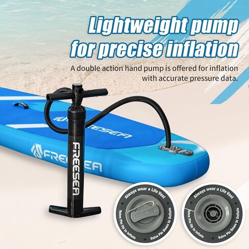 Premium Stand Up Paddle Board with Durable SUP Accessories & Carry Bag | Color Conbination Design Wide Stance, Surf Control, Non-Slip Deck, Leash, Paddle and Pump for Youth & Adult in Saudi Arabia