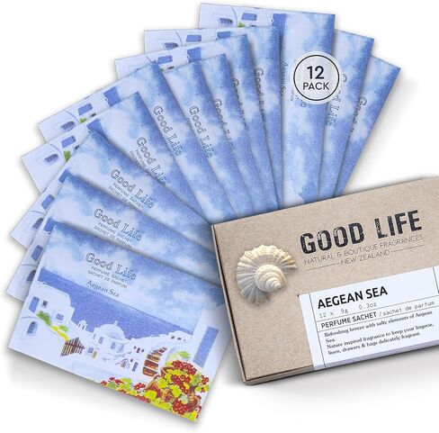 Good Life Jasmin Bouquet Scented Sachets | Designed in New Zealand | 12 Sachets in Kuwait
