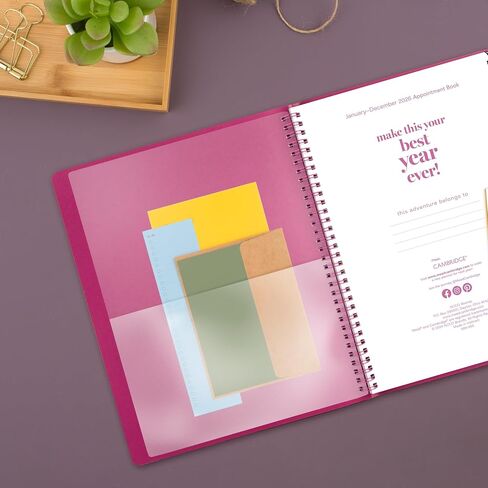 Cambridge 2026 Planner ، Weekly & Monthly ، 8.5 "× 11" ، كبير ، فيينا (122-905-26) in Saudi Arabia
