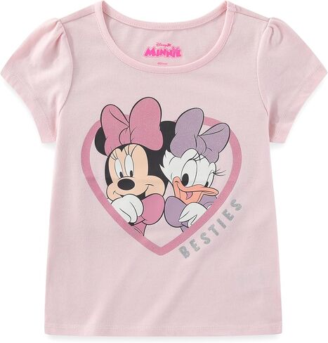 Disney Minnie Mouse and Daisy Duck Girls Short Sleeve T-Shirt for Toddler and Big Kids in Saudi Arabia