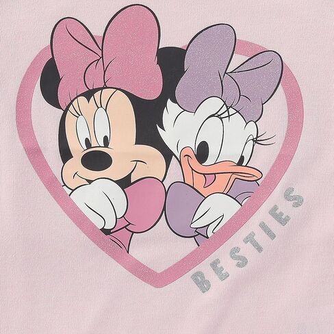 Disney Minnie Mouse and Daisy Duck Girls Short Sleeve T-Shirt for Toddler and Big Kids in Saudi Arabia