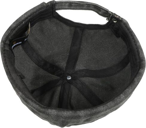 Washed Cotton Docker Cap, Unisex Brimless, Rolled Cuffed Men Skull Beanie, Harbour Pigment Dyed Hat in Kuwait