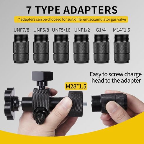 Hydraulic Pressure Test Kit with 5 Gauges(10/100/250/400/600bar) 13 Test Couplings 14 Tee Connectors 5 Test Hoses, Hydraulic Nitrogen Gauge Tester Set for Excavator Construction Machinery Mine in Kuwait