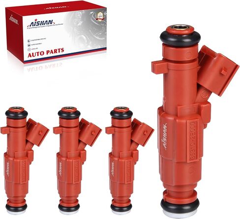 4PCS Fuel Injectors 12 Holes Compatible with Hyundai Elantra 2011-2015, GT 2013, Veloster 2019-2021, for Kia Forte 2015, Soul 2012 2013 L4 1.8L 2.0L Replace# 35310-2E000 in Saudi Arabia