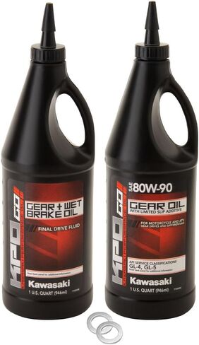Tusk Drivetrain Oil Change Kit with Kawasaki Oil for Kawasaki Teryx 800 2016-2022 in Saudi Arabia