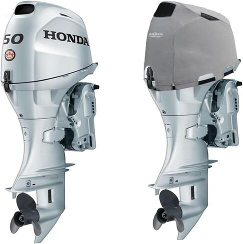 Oceansouth Custom Fit Vented Covers for Honda Outboard Engine (Gray, BF175-BF225 V6 3.5L (from 2010 up to 2024)) in Saudi Arabia