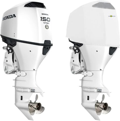 Oceansouth Custom Fit Vented Covers for Honda Outboard Engine (Gray, BF175-BF225 V6 3.5L (from 2010 up to 2024)) in Saudi Arabia