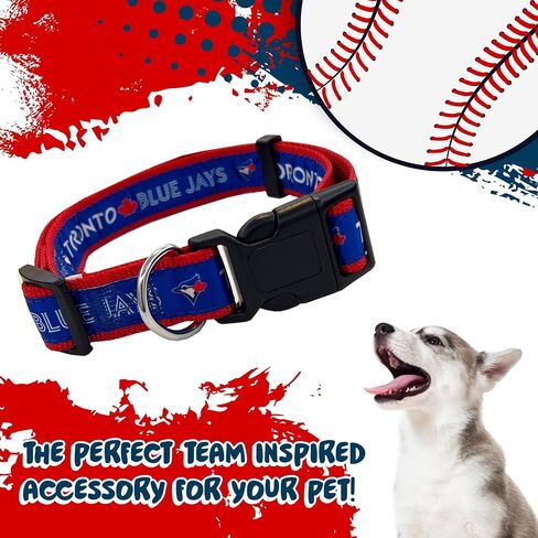 طوق MLB PET للكلاب هيوستن أستروس، صغير. طوق فريق البيسبول للكلاب والقطط. طوق للكلاب والقطط لامع وملون مرخص من MLB in Kuwait