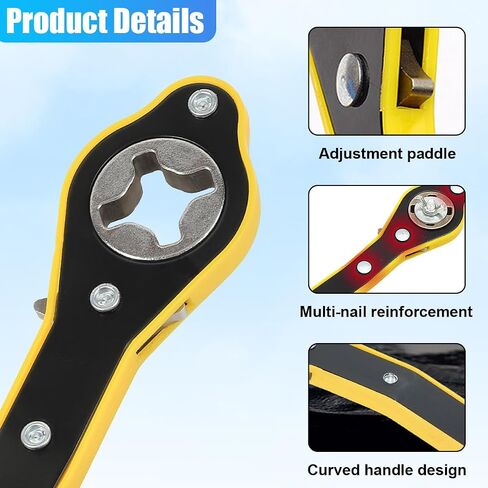 مفتاح Car Jack Ratchet ، 360 محول مقص مقص لتوفير العمالة مع مقبض طويل ، أداة وجع لعجلة الإطارات العالمي للسيارات الصغيرة ، تتناسب مع سيارات صغيرة سيارات سيارات صغيرة in Saudi Arabia