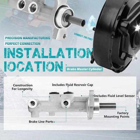 M630522 Brake Master Cylinder متوافق مع Ford Edge 2007-2014 & Lincoln MKX 2007-2015 ، استبدل OE M630522 ، MC391162 ، BRMC209 ، 10-3310 ، 7T4Z-2140-A ، BT4Z2140A ، CT4Z240A in Saudi Arabia