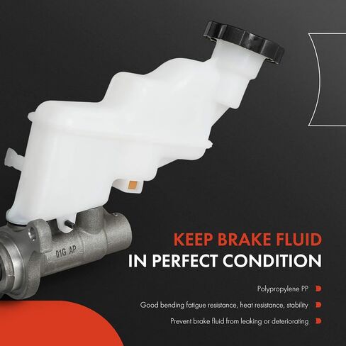 A-Premium Brake Master Cylinder with Reservoir and Sensor Compatible with Hyundai and Kia Vehicles - Accent 2012-2017, Rio 2012-2015 in Saudi Arabia