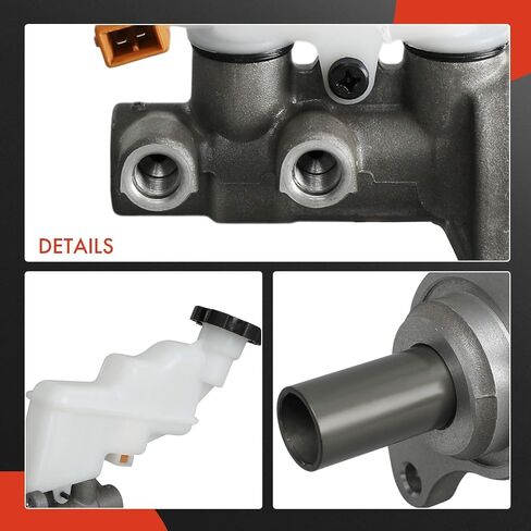 A-Premium Brake Master Cylinder with Reservoir and Sensor Compatible with Hyundai and Kia Vehicles - Accent 2012-2017, Rio 2012-2015 in Saudi Arabia