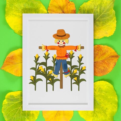 GLOBLELAND Autumn Leaves Background Cutting Dies for Card Making Metal Die Cuts Fall Background Frame Cutting Dies Templates for Scrapbooking Journal Embossing Paper Craft Decor in Saudi Arabia