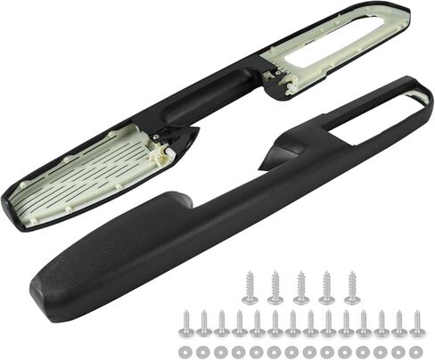 80994 السائق الأيسر الأمامي ومقبض جانبي للركاب الأيمن فوق بقية الذراع متوافق مع تشيفي سيلفرادو أفالانش تاهو سوبربان GMC Sierra Yukon 2010-2014 ، GM# 84127280 in Kuwait