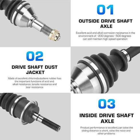 Front Right CV Axle for Can-Am Maverick 1000 XMR, Maverick Max 1000 XMR 2014 2015 2016 2017 2018, Replace for 705401388, 705401664, 705401808, 705401878 in Saudi Arabia