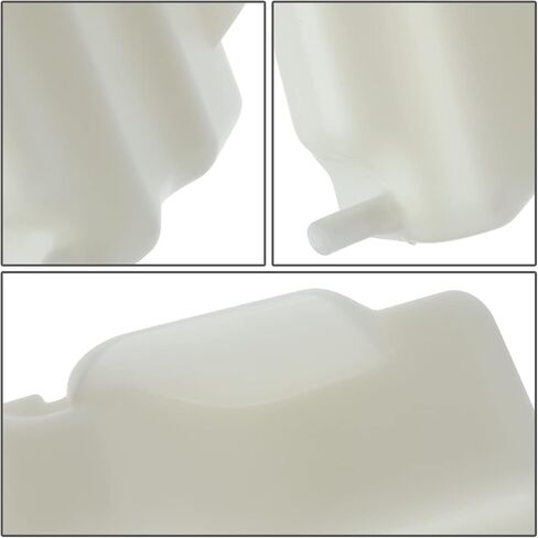 أسرة السيارات HO3014114 مصنع على طراز الخزان خزان زجاجة زجاجة فائض مع CAP متوافق مع Honda Civic SL 2.0L 2002-2005 ، Bare White in Saudi Arabia