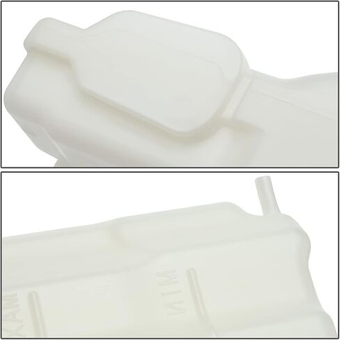 أسرة السيارات HO3014114 مصنع على طراز الخزان خزان زجاجة زجاجة فائض مع CAP متوافق مع Honda Civic SL 2.0L 2002-2005 ، Bare White in Saudi Arabia