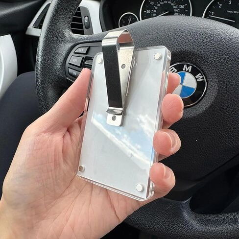 Personalized Car Visor Clip with Photo, Custom for Dad from Son or Daughter, Unique Sentimental Keepsake for Him, Happy Father's Day in Kuwait