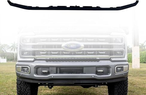 Front Valance Deflector Air Dam Compatible with 2023 2024 2025 F-ord F250 F350 Super Duty Tremor Model Only Replacement for PC3Z-17626-CA - Front Lower Valance Panel Black in Saudi Arabia