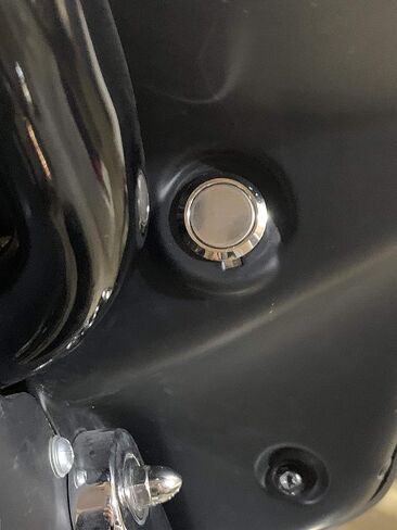 Kustom Cycle Parts Universal Garage Door Opener Remote Compatible With Harley Davidson Touring Models. Low Profile Button. Plug and Play. Made in the USA! (MyQ Only Black Button) in Saudi Arabia