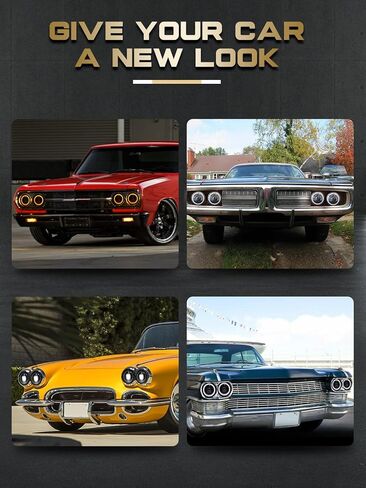 4PC 5 3/4'' led headlight 5.75 Led Headlight Round Anti-glare with DRL Turn Signal Projector led Headlights Compatible with Chevy etc Replacement 4000 4040 5506 H5006 H651 H466 in Kuwait