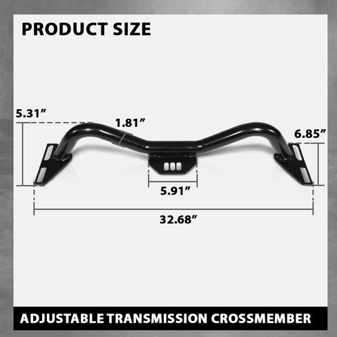 G-Plus Transmission Transmission Crossmember متوافق مع Chevy Silverado GMC Sierra C10 C20 2WD Truck Blazer and Suburban 1963-1987 CP9427 ، CP-1108G in Saudi Arabia