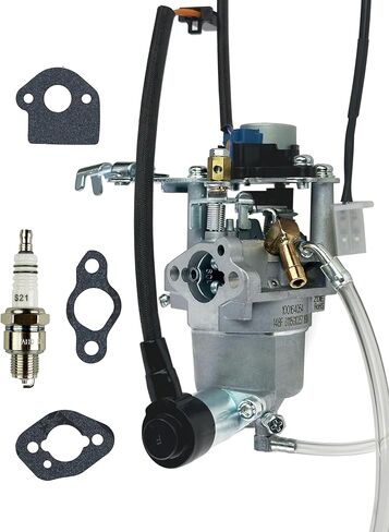 Yamakato 100160764 OEM Carburetor for Champion 2500 Watt 201122 200961 200962 Dual Fuel Helderater with folenoids and Stepper Motor in Kuwait