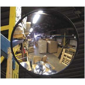 30’ Scratch-Resistant Indoor Acrylic Convex Mirror -Security Mirror for Retail Stores and Warehouses - Acrylic Mirror for Food Processing Plant, Hospitals and More, Wall Mirror