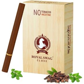 Ayurvedic Cigarette 20Unit Pack With 12 ML Shot Clove Nicotine Free and Tobacco Free