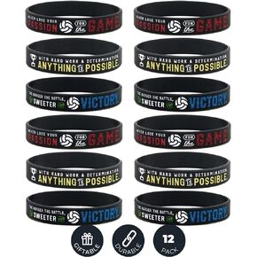 Inkstone Volleyball Motivational Silicone Bracelets Sport Gift Wristbands