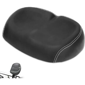 Noseless Bike Seat for Woman and Men,Universal Widen Bike Seat Saddle Replacement Cycling Accessory for Mountain Road Bike Comfort Bike Seat Bicycle Seat Wide Bike Seat Cushion Bike Saddle