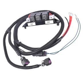 Dual Speed Electric Fan Control Wiring Harness Kit 674-00923, Compatible with Chevy Silverado Avalanche Suburban Tahoe GMC Sierra Yukon, Retrofit Stand Alone Electric Fan Harness
