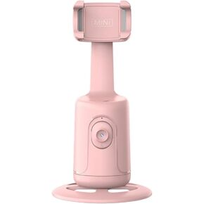 ذكي 360 درجة تتبع الوجه التلقائي Gimbal Desktop Selfie Stabilizer Robot Cameraman مع عدسة قابلة للتعديل قاعدة ثابتة حامل هاتف للهواتف الذكية Vlog Live Streaming Video Chat