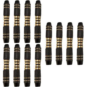8pcs16 Barrel Replacement Black Shafts Grip Darts Barrels Shaft Accessories Tip Steel Copper Dart Grams and for Play