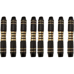 8pcs16 برميل استبدال مهاوي سوداء قبضة السهام برميل رمح الملحقات تلميح الصلب النحاس دارت غرام للعب