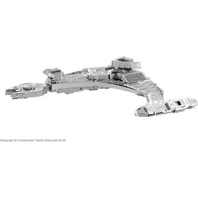 Metal Earth Puzzle 3D Nave Klingon Vor'Cha. Rompecabezas De Metal De Star Trek. Maquetas para Construir para Adultos Nivel Desafiante De 10.9 X 8.2 X 4.5 Cm