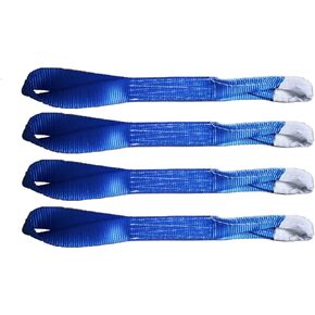 2 Inches High Strength Reinforced Soft Loop,Motorcycle Tie Down Straps,22 Inches Length,11000Lbs Breaking Strength 4 Pack