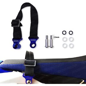 Rear Adjustable Rescue Strap Pull Strap Rope for YZF250 YZ250F YZF450 YZ450F WR250F WR450F YZ125 YZ250 YZ125X YZ250X, YZ250FX YZ450FX, YZ85 2002-2021. Thread Length 12mm